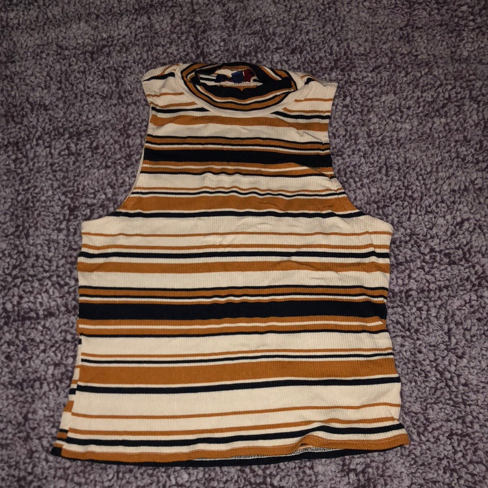 Striped crop top
